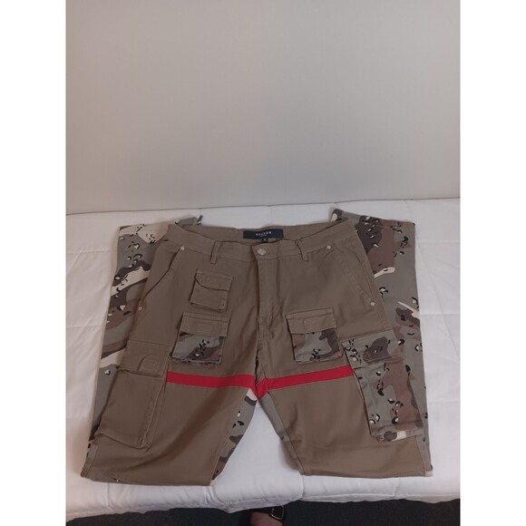 Reason Brand Mens Cargo Camo Print Pants Sz 36 - Picture 1 of 6